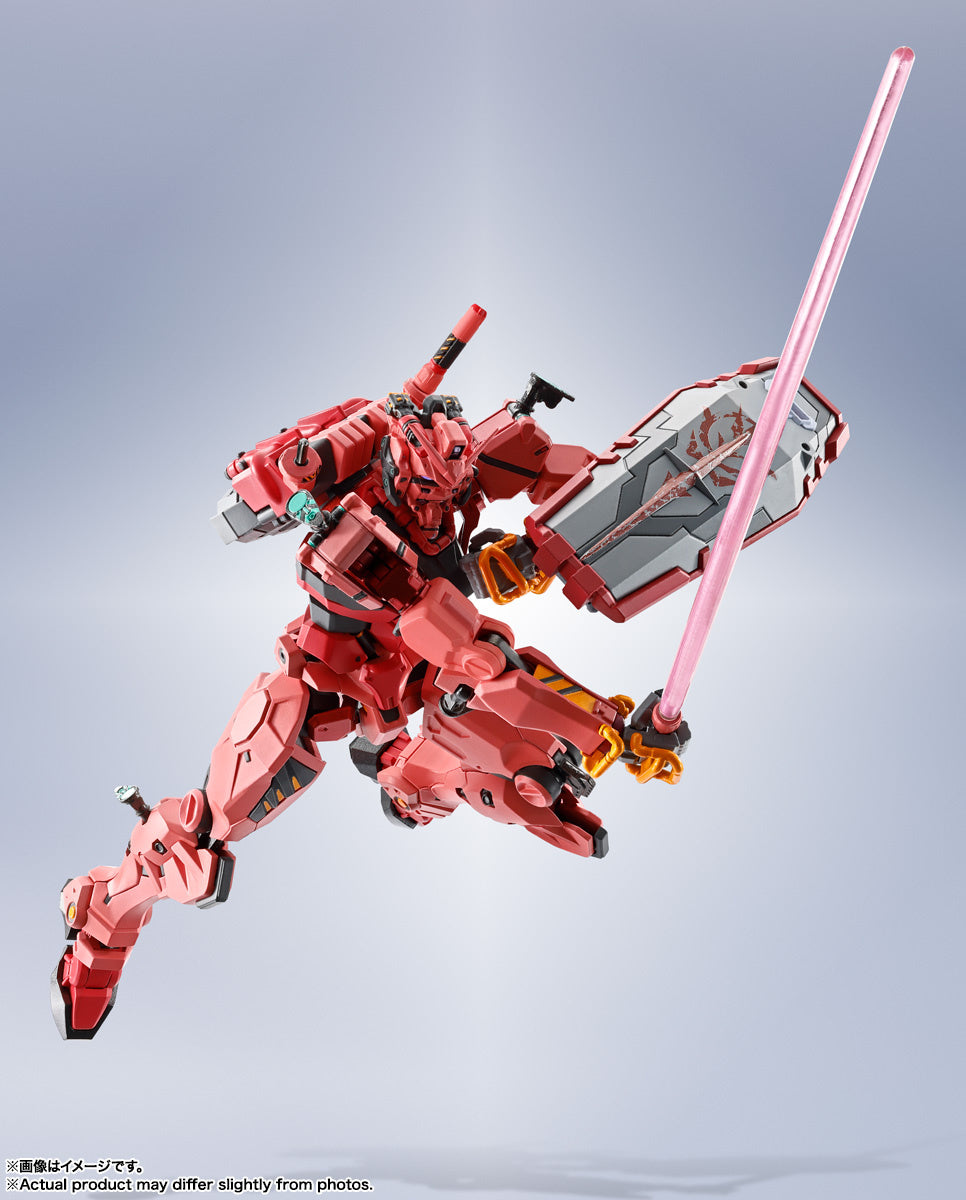 Bandai Metal Robot Spirits Gundam GQuuuuuuX gMS α Red Gundam Action Figure - Premium Collectible Model for Anime Fans & Display