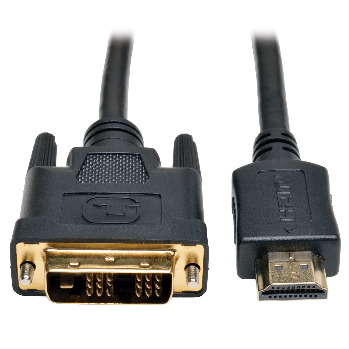 Tripp Lite 50ft HDMI to DVI-D Cable - High Speed Digital Video Monitor Adapter (Male to Male) - Black - Perfect for Home Theater, Gaming & Office Setup