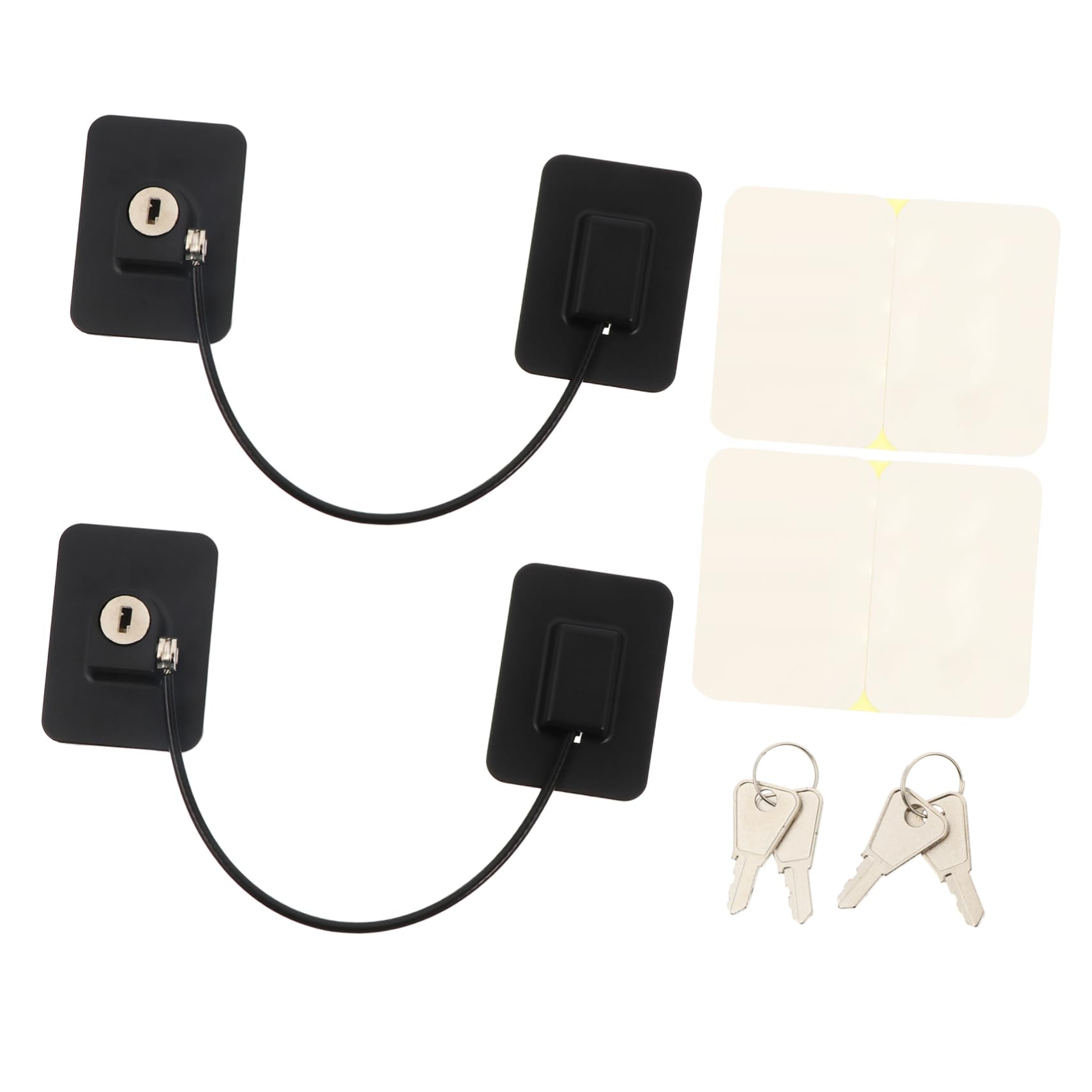 GLSTOY Child Safety Door Lock - Baby Proof Fridge, Window & Sliding Door Locks - Easy Installation for Home Security - Perfect for Kitchens, Nurseries & Pet Areas