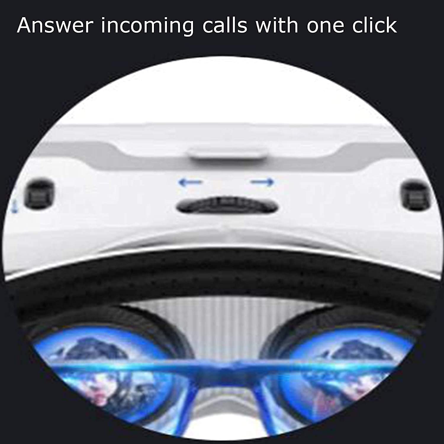 XIXIDIAN All-in-One VR Gaming Headset with Built-in Stereo Headphones, Adjustable Comfortable Soft 3D Virtual Reality Glasses for Mobile Phones - Perfect for Immersive Gaming, Movies, and Virtual Experiences