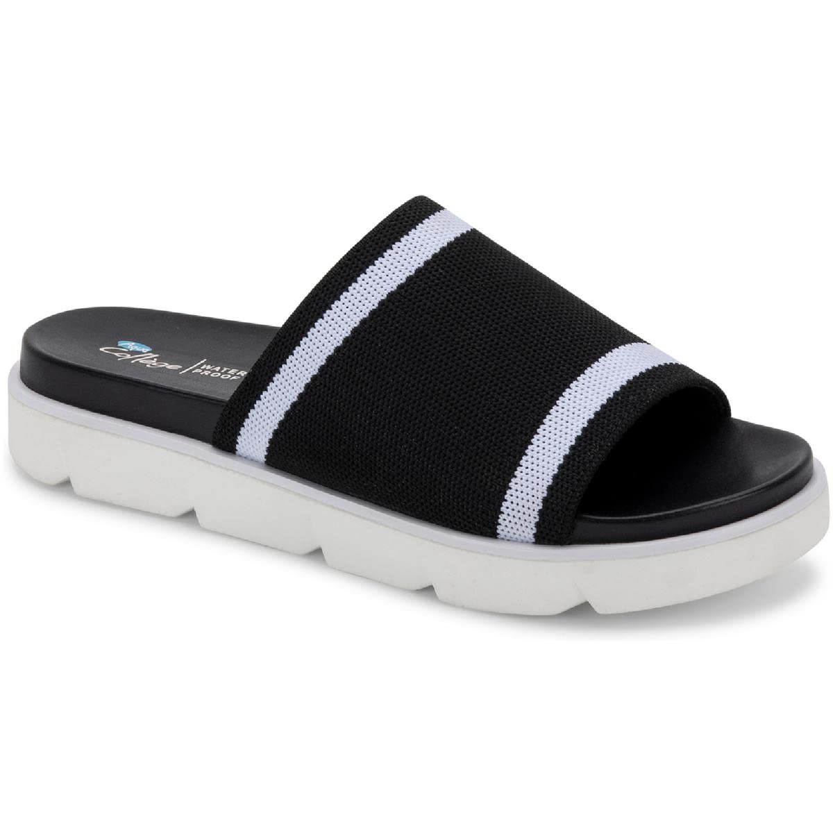 Aqua College Women's Katalina Waterproof Slip-On Pool Slides - Comfortable Beach Sandals for Swimming, Shower & Spa Use