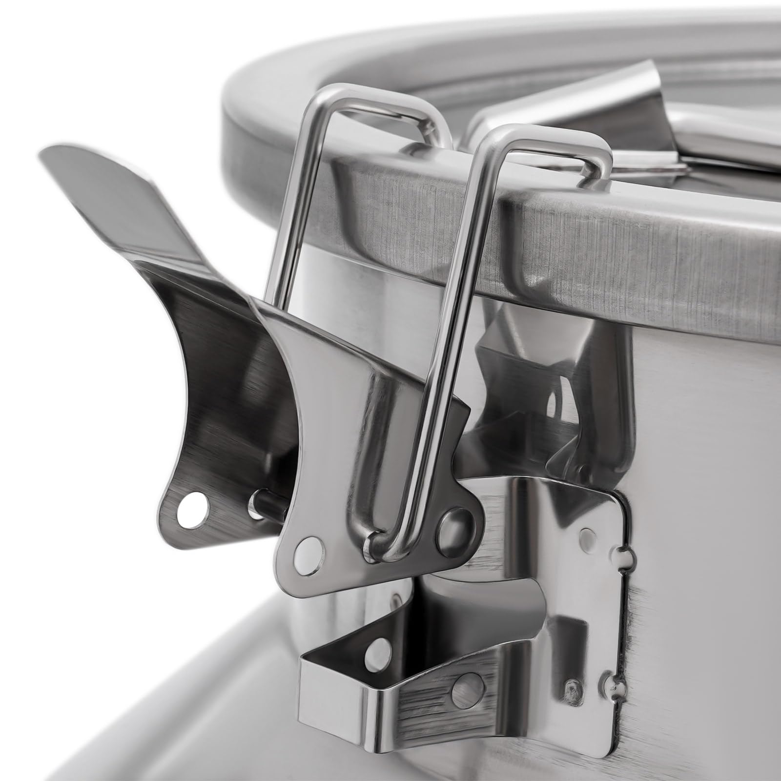 30L/7.93 Gallon Stainless Steel Milk Can with Faucet - Heavy Duty Milk Jug, Wine Pail & Liquid Storage Container - Airtight Grain, Wine & Beverage Tank for Farm, Brewery & Commercial Use