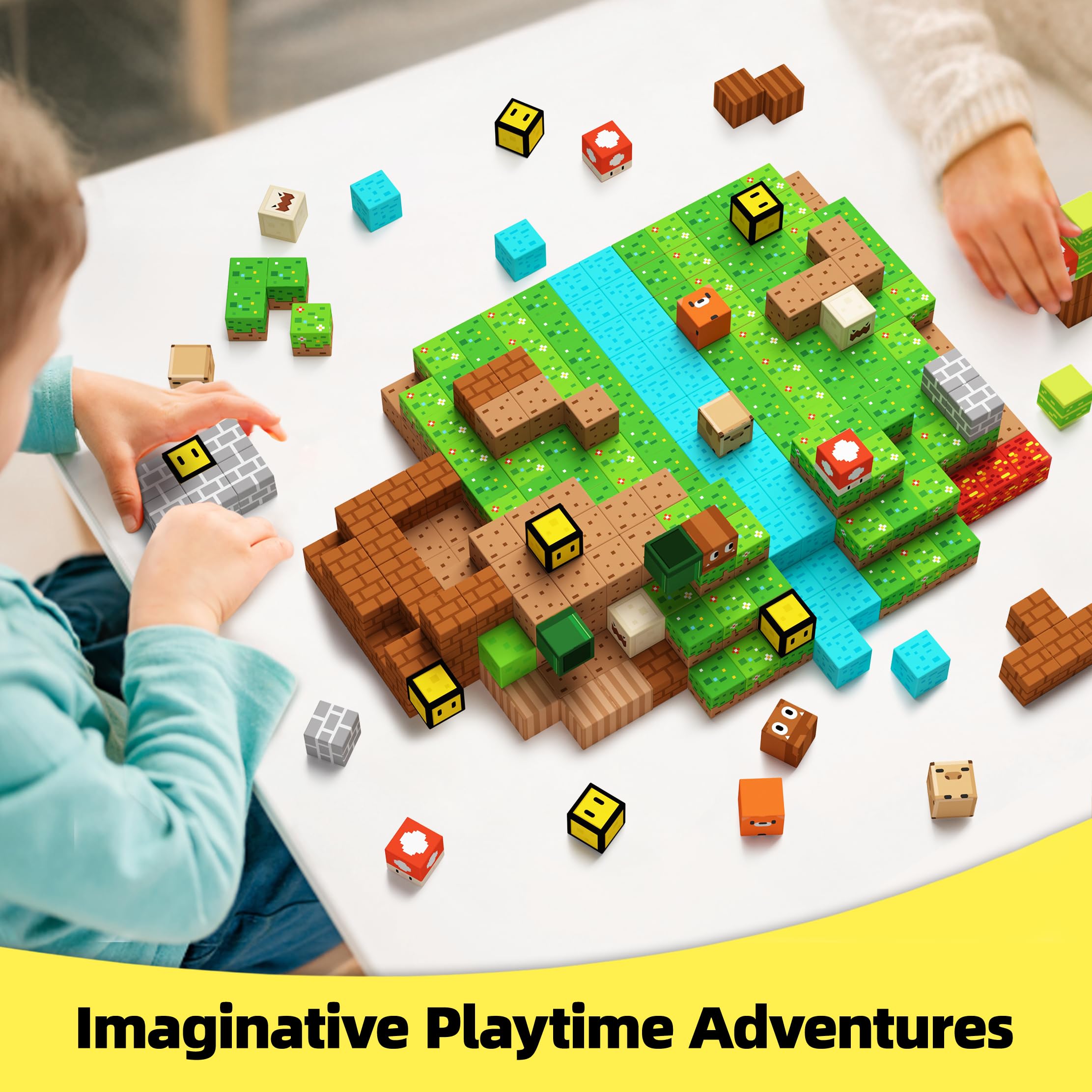 GobiDex Magnetic Building Blocks for Kids Ages 3+ | STEM Educational Construction Toys for Boys & Girls | Creative Magnetic Tiles Set for Birthday & Easter Gifts | Perfect for Classroom STEM Activities & Home Playtime Learning