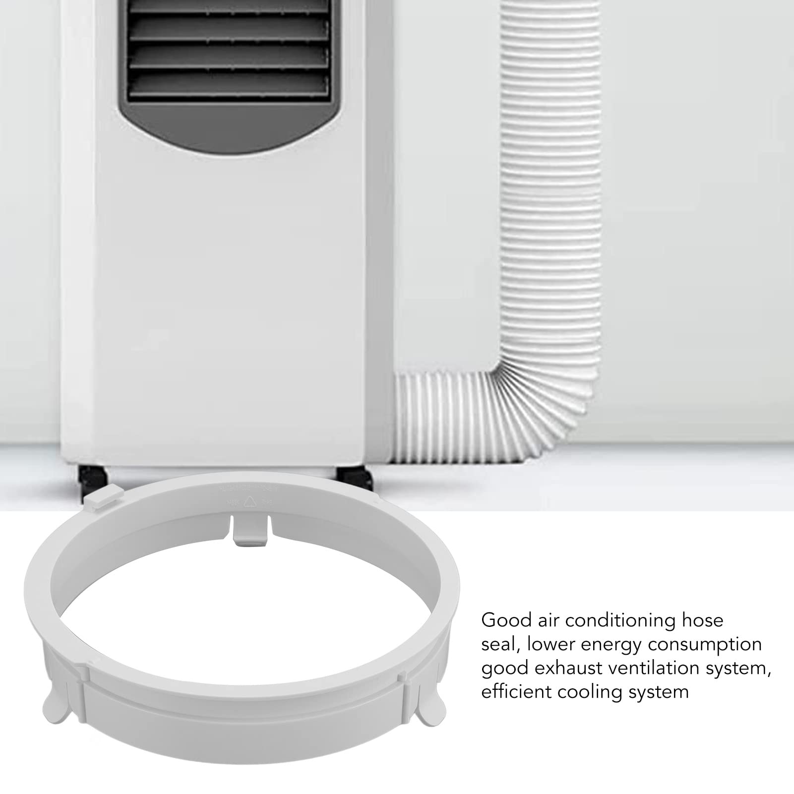 ABS Adjustable Exhaust Duct Connector for Midea 1.5P Portable Air Conditioner KYR-35 - Universal AC Hose Adapter for Mobile Cooling Units - Perfect for Home, Office & RV Use