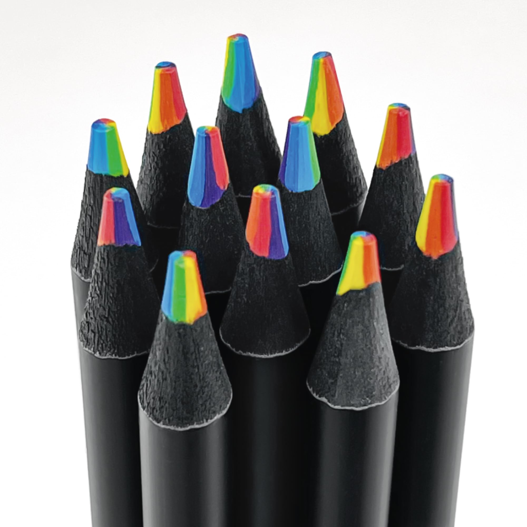 OHOME 12 Rainbow Colored Pencils - Easter Basket & Stocking Stuffers for Kids, Art Drawing Kit for Boys & Girls, Birthday Party Favors, School & Craft Supplies for Teens & Adults | Perfect for Coloring Books, DIY Projects & Classroom Activities