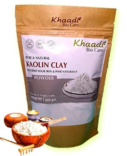 Pure Organic White Kaolin Clay Powder (500g) for Face Masks - Natural Skin Care for Acne, Blackheads & Pigmentation | Skin Repair & Renewal | Perfect for DIY Spa, Detox & Glowing Skin at Home