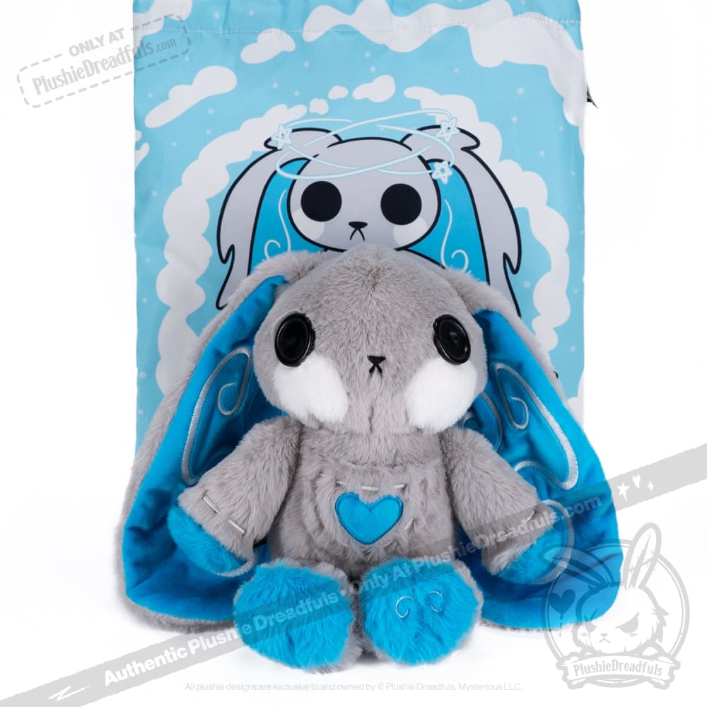 Plushie Dreadfuls Asthma Rabbit V2 - Soft Stuffed Animal Toy for Kids with Asthma Awareness | Cute Comfort Plush for Bedroom Decor, Gift for Children with Breathing Conditions