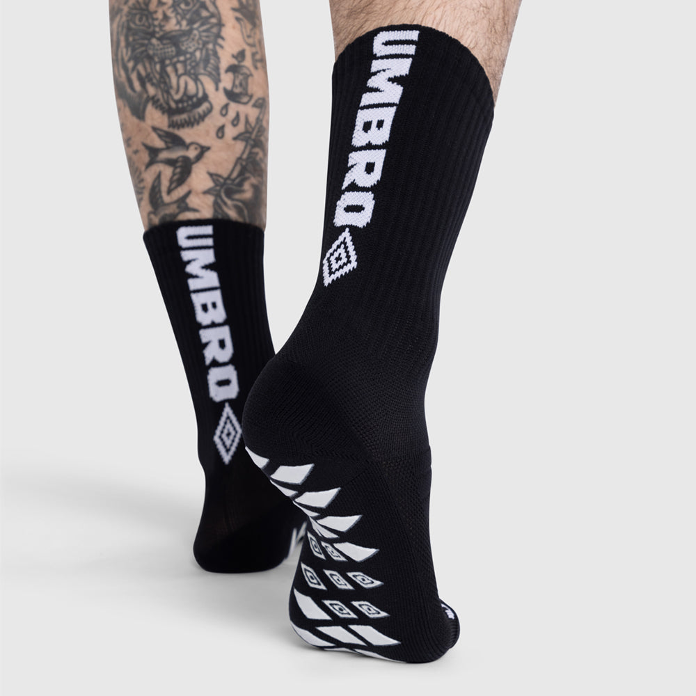 Men's Football Grip Socks - Anti-Slip Soccer Socks with Arch Support (1 Pair) - Perfect for Football, Rugby & Indoor Sports Training