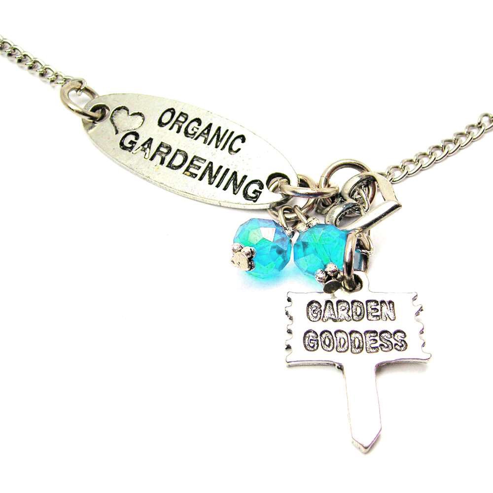 Organic Gardening Lariat Necklace - 22
