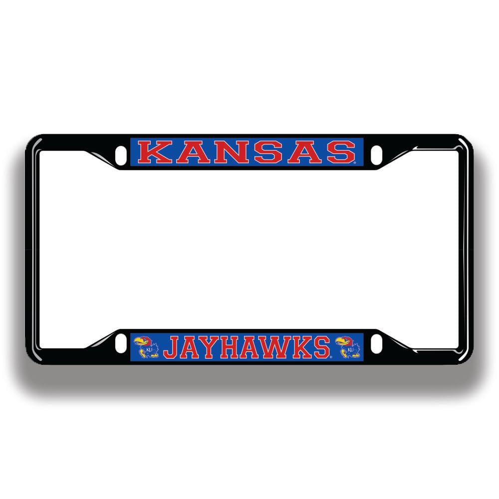 Official NCAA Licensed Black License Plate Frame - Durable & Stylish Car Accessory for College Sports Fans - Perfect for Tailgating, Game Day & Showing Team Spirit