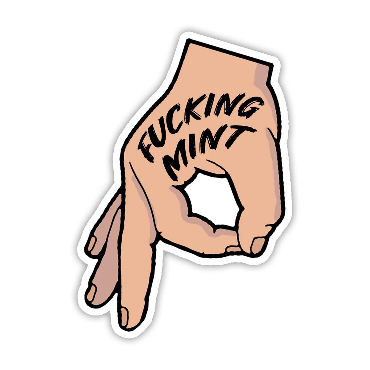 3 Pcs Funny Sarcastic Mint Stickers Pack - 3