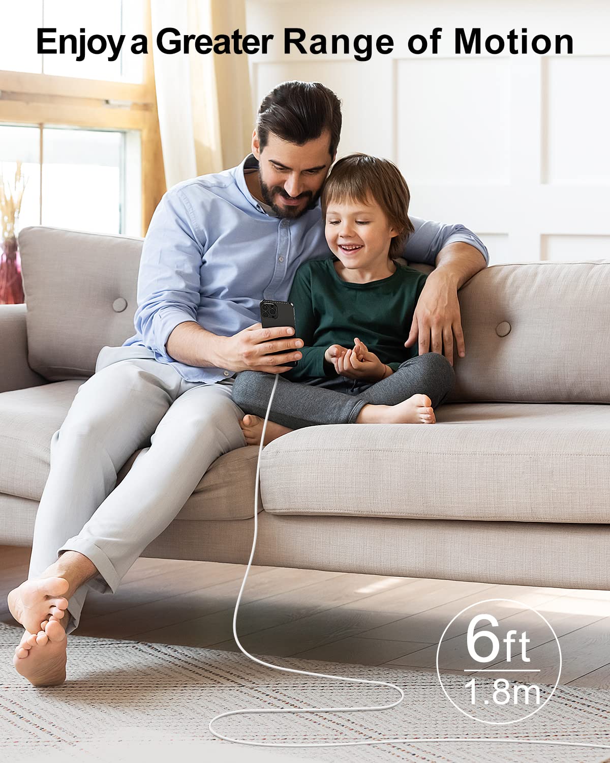 Apple MFi Certified USB C to Lightning Cable 6.6ft 3Pack - Fast Charging Cord for iPhone 14/13/12/11/X/8, iPad & AirPods Pro - Durable Charger for Home, Office & Travel