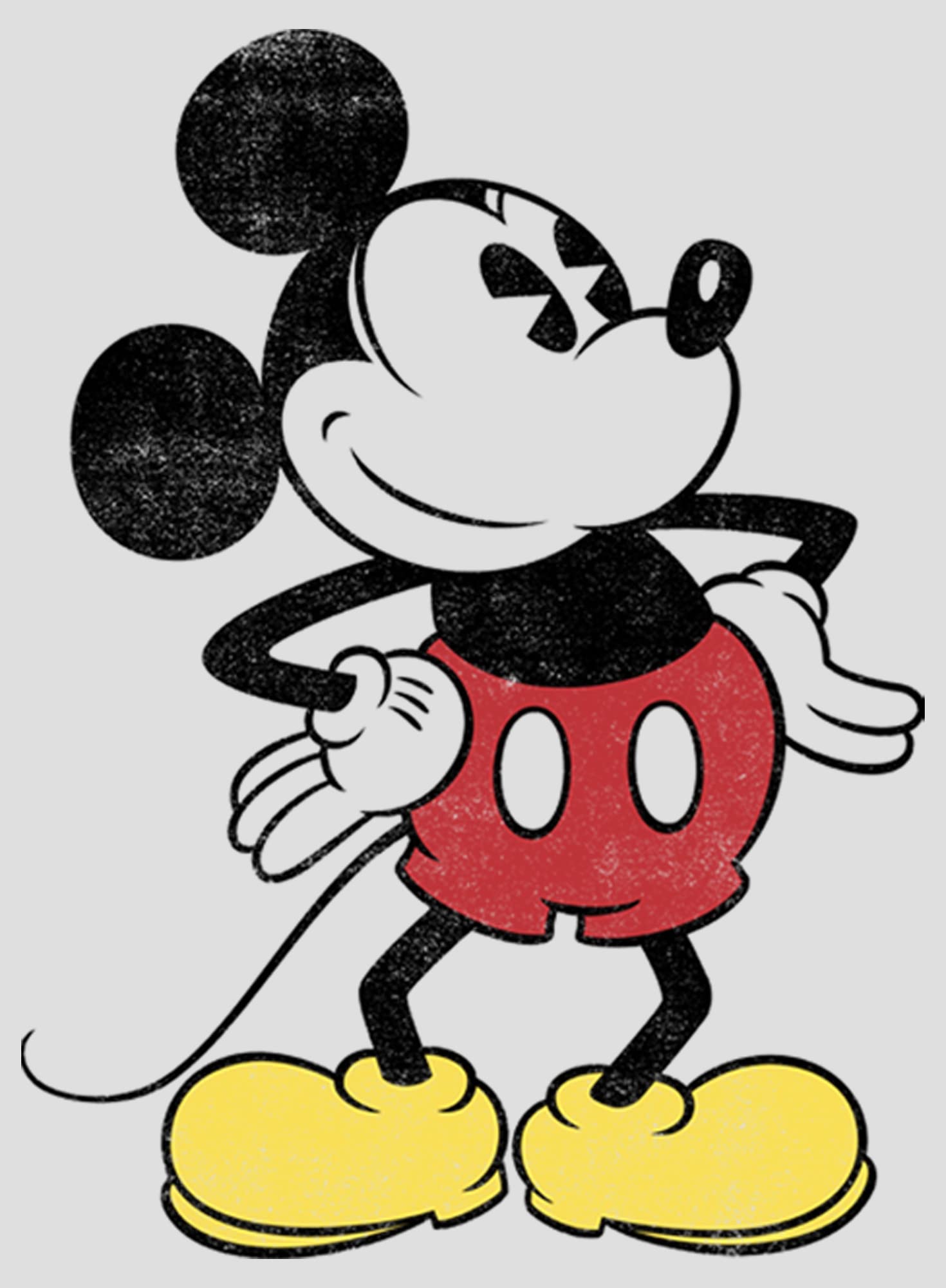 Disney Vintage Mickey Women's T-Shirt - Classic Retro Mickey Mouse Graphic Tee for Casual Wear & Disney Fan Gifts
