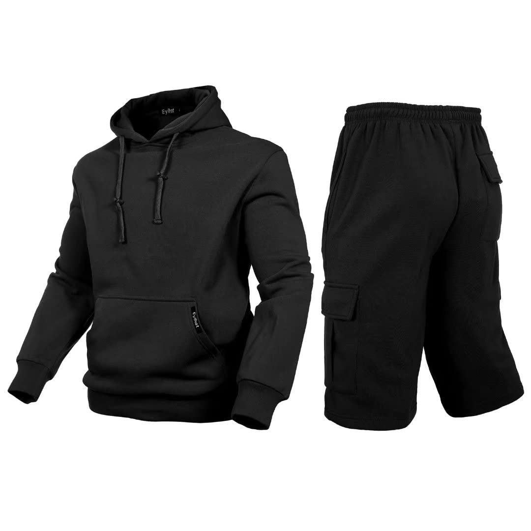 Zusmen Men's 2-Piece Tracksuit - Stylish Track Jacket & Pants Set for Casual Wear, Gym, and Outdoor Activities