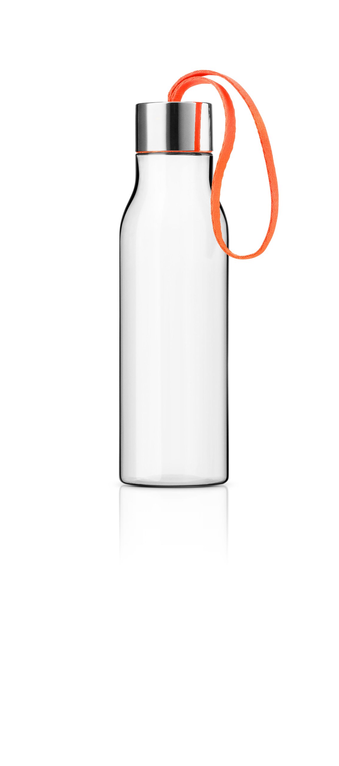Eva Solo 17oz BPA-Free Plastic Drinking Bottle - Impact Resistant, Dishwasher Safe (Except Lid) - Danish Design for Function & Quality - Perfect for Gym, Hiking, and Outdoor Activities - Orange
