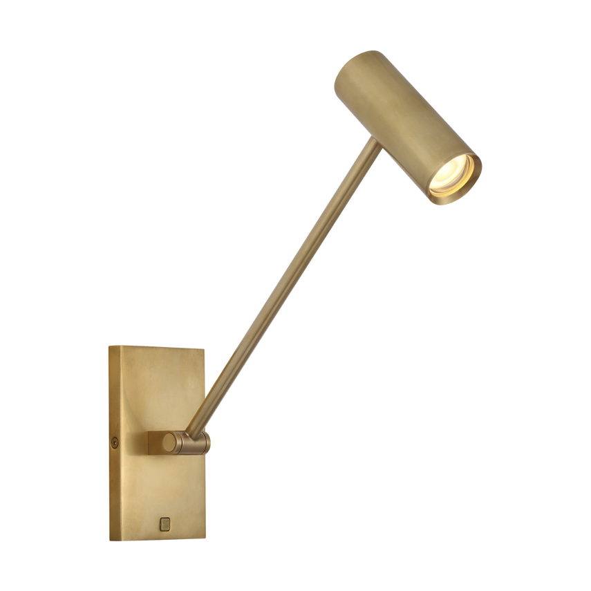 Ponte Small Task Sconce - Adjustable Wall Light for Reading & Workspace - Perfect for Bedroom, Office, and Study Room Lighting