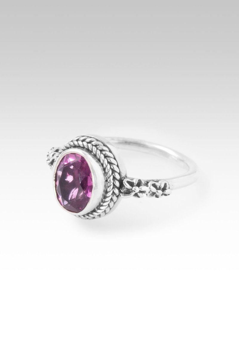 Heavenly Charm Ring III™ - Pink & Purple Fluorite Gemstone Ring for Women | Elegant Jewelry Gift for Her, Perfect for Weddings, Parties & Special Occasions