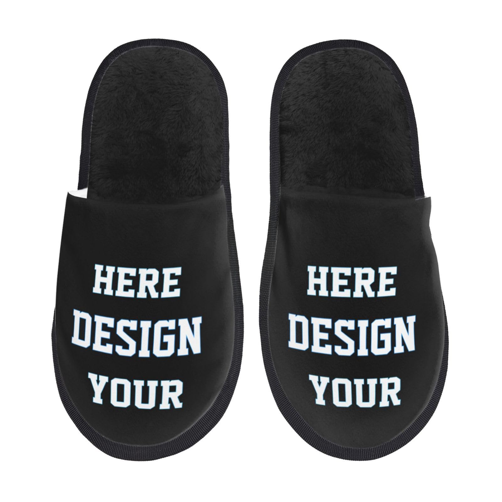 Custom Personalized Slippers for Women - Monogrammed House Shoes with Name & Photo - Cozy Gift for Mom, Wife, Daughter - Perfect for Christmas, Birthday & Home Relaxation