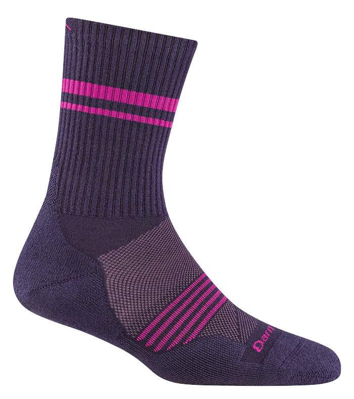 Darn Tough Women's Run Element Lightweight Crew Socks - Moisture Wicking Running Socks for Women - Perfect for Marathon, Trail Running & Outdoor Activities