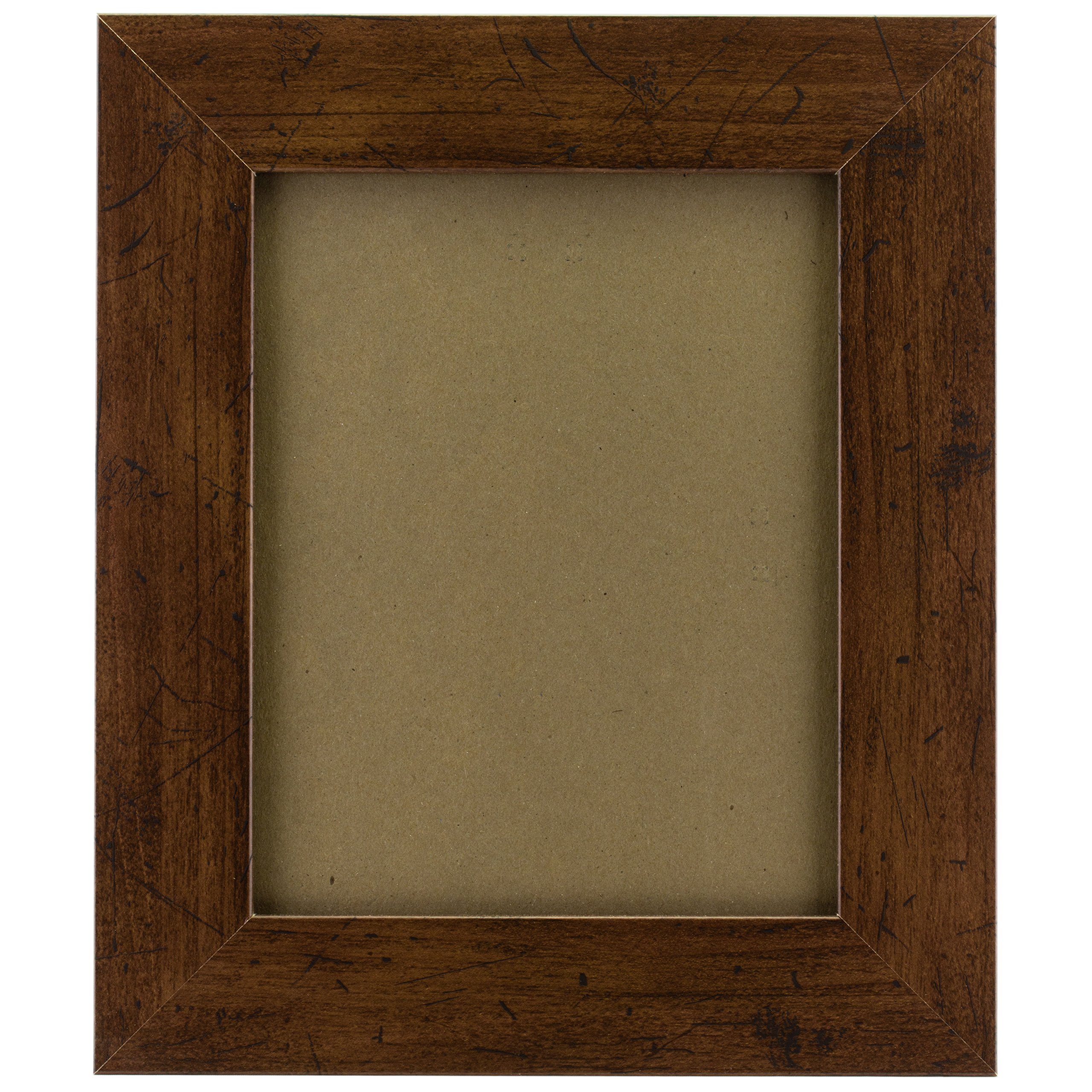 Craig Frames FM74DKW 20x24 Inch Rustic Wood Picture Frame - Dark Brown Smooth Grain Finish - 2 Inch Wide Wall Decor for Living Room, Bedroom & Office Display