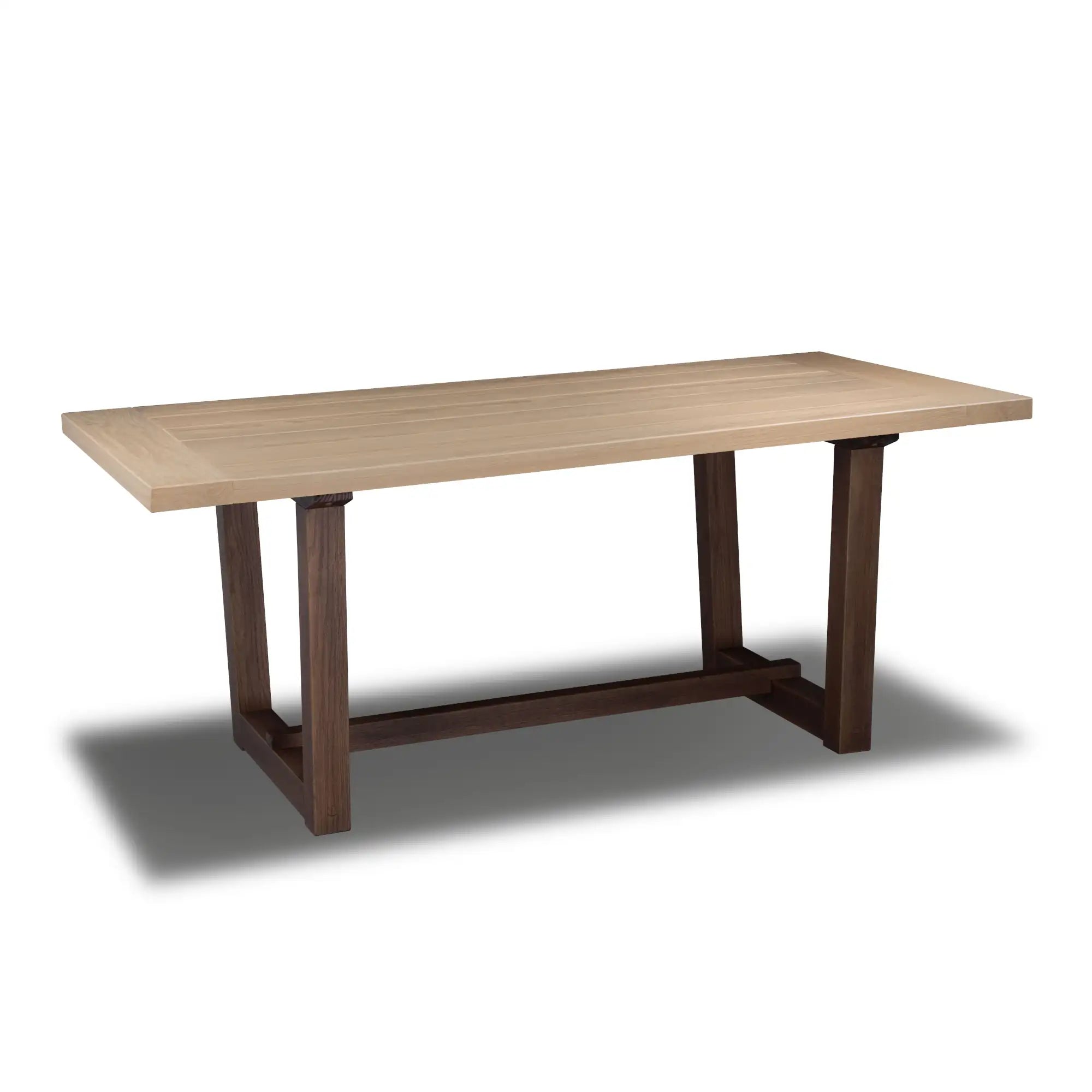 Customizable Cascais 72-Inch Modern Dining Table - Extendable Wooden Table for 8-10 People - Perfect for Family Gatherings & Dinner Parties