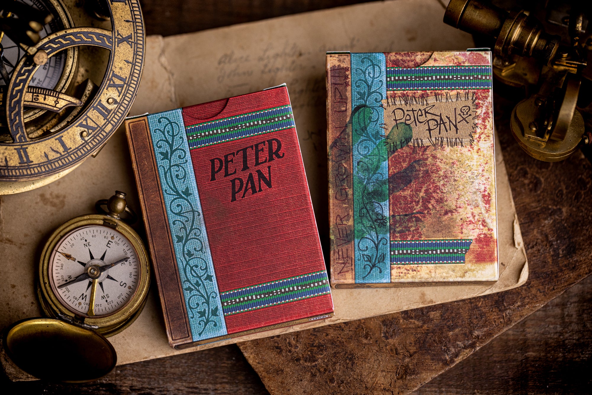 Peter Pan Luxury Playing Cards - Premium Quality Deck for Magic Tricks, Poker & Collectors | Elegant Gift for Game Nights & Card Enthusiasts