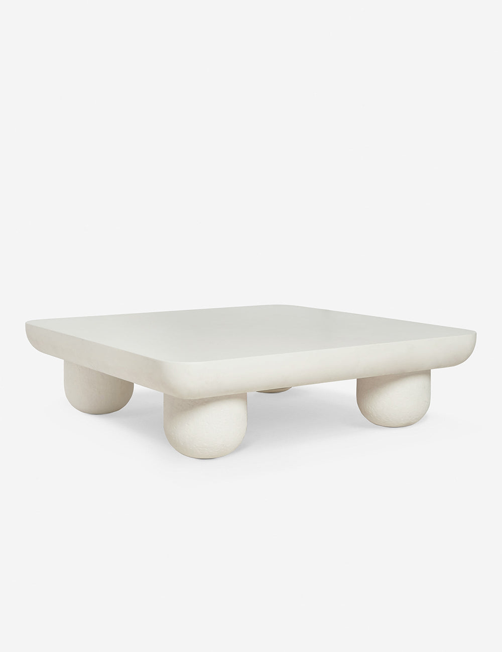 Clouded Square Coffee Table by Sarah Sherman Samuel - Modern Minimalist Living Room Centerpiece for Home Decor