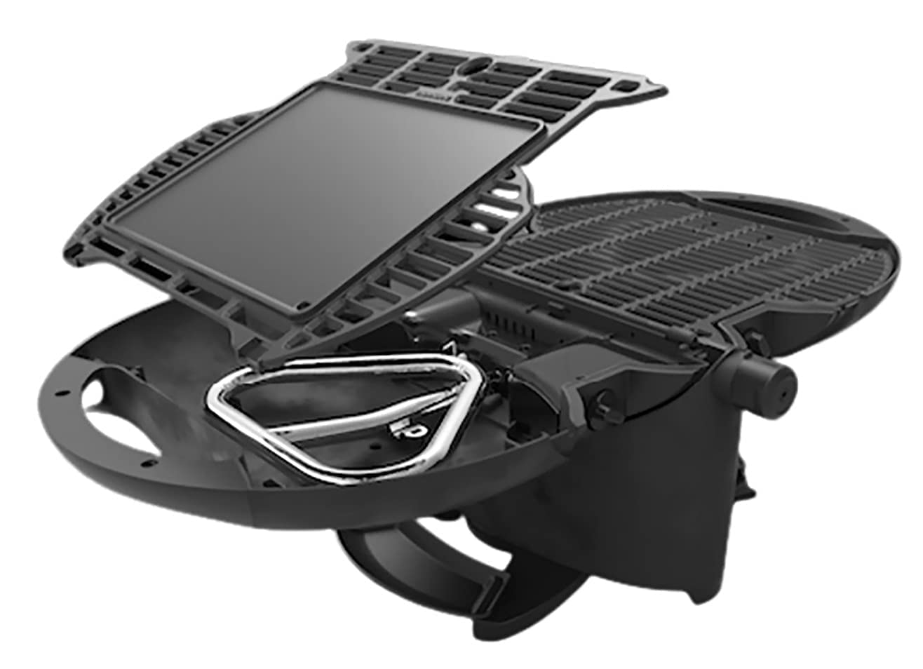 NomadiQ Portable Gas Grill and Griddle Combo with RV Hose - Perfect for Camping, Tailgating, and Outdoor Cooking Adventures