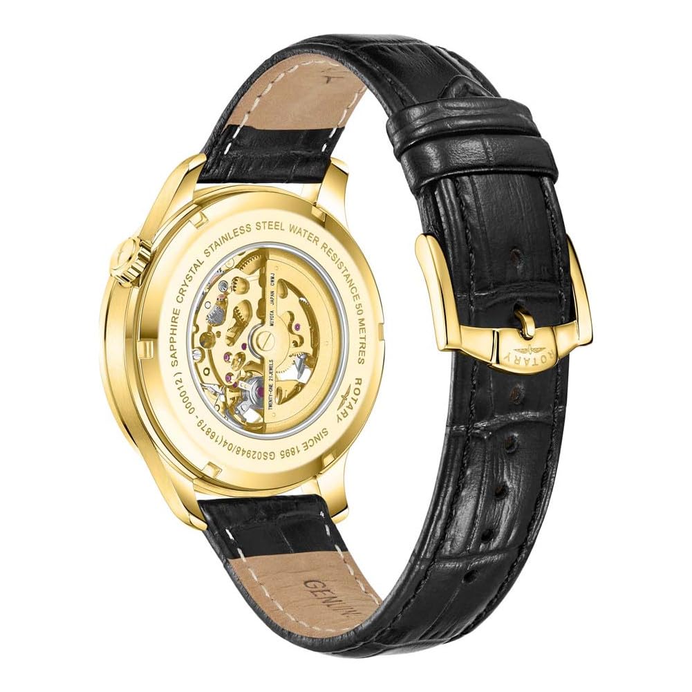 Elegant Rotary GS02948/04 Dress Watch for Men & Women - Classic Analog Wristwatch for Business, Formal & Special Occasions