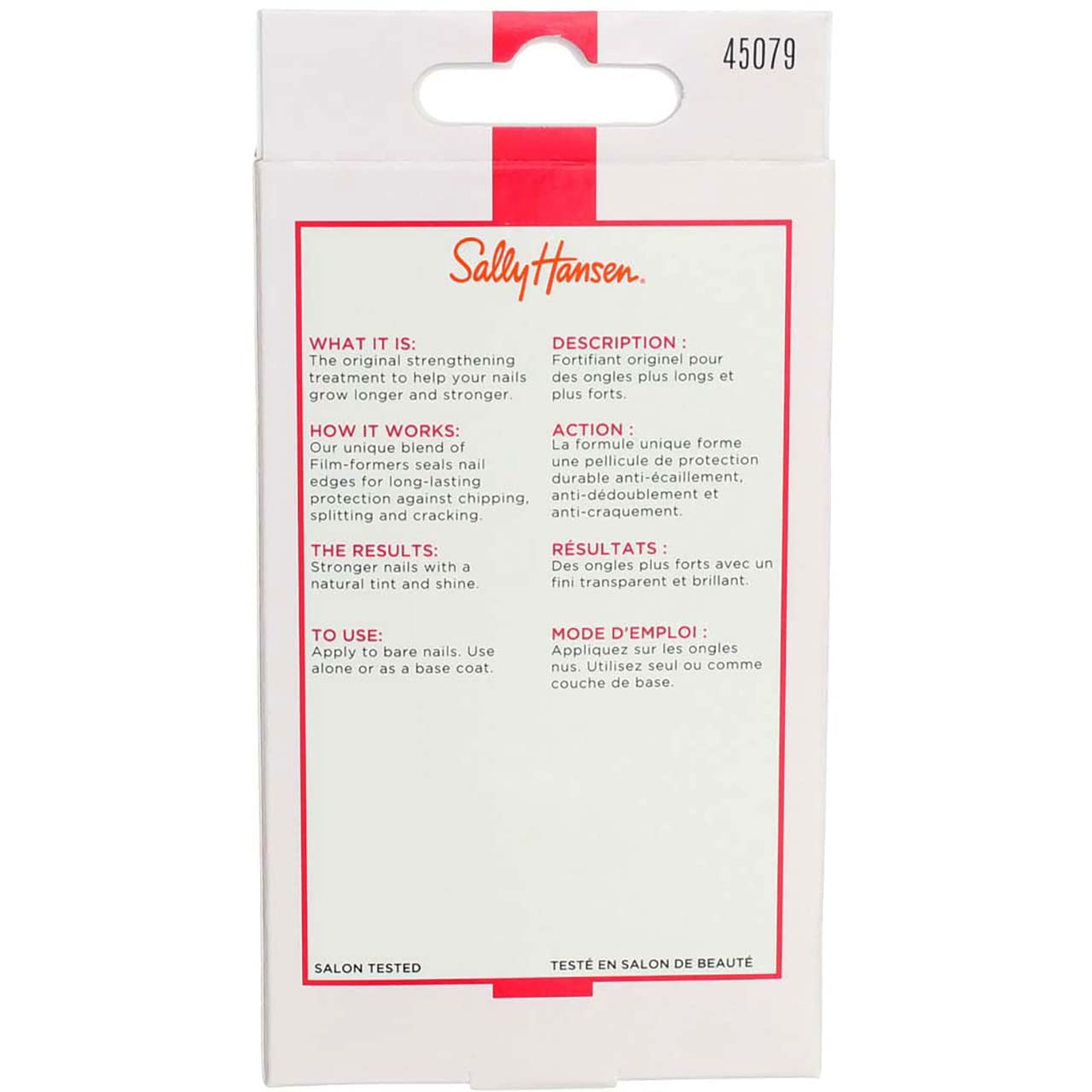 Sally Hansen Hard As Nails Natural Tint Nail Polish - 0.45 oz (3-Pack) - Strengthening & Nourishing Formula for Healthy, Shiny Nails - Perfect for Daily Use, Manicures & At-Home Nail Care