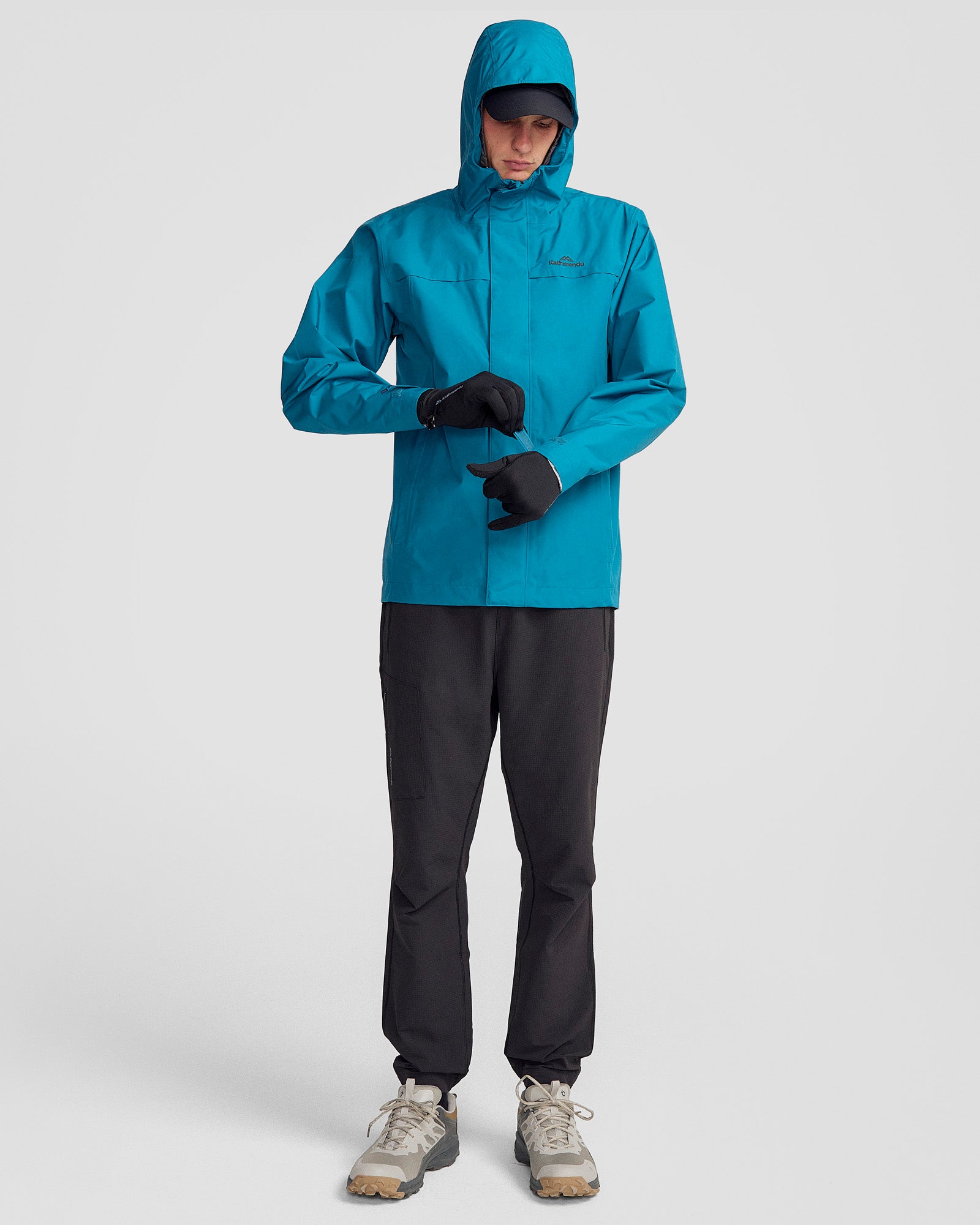 Men's Bealey 2L GORE-TEX® Waterproof Rain Jacket - Dark Eddy - Lightweight Windproof Outdoor Shell for Hiking, Camping & Travel
