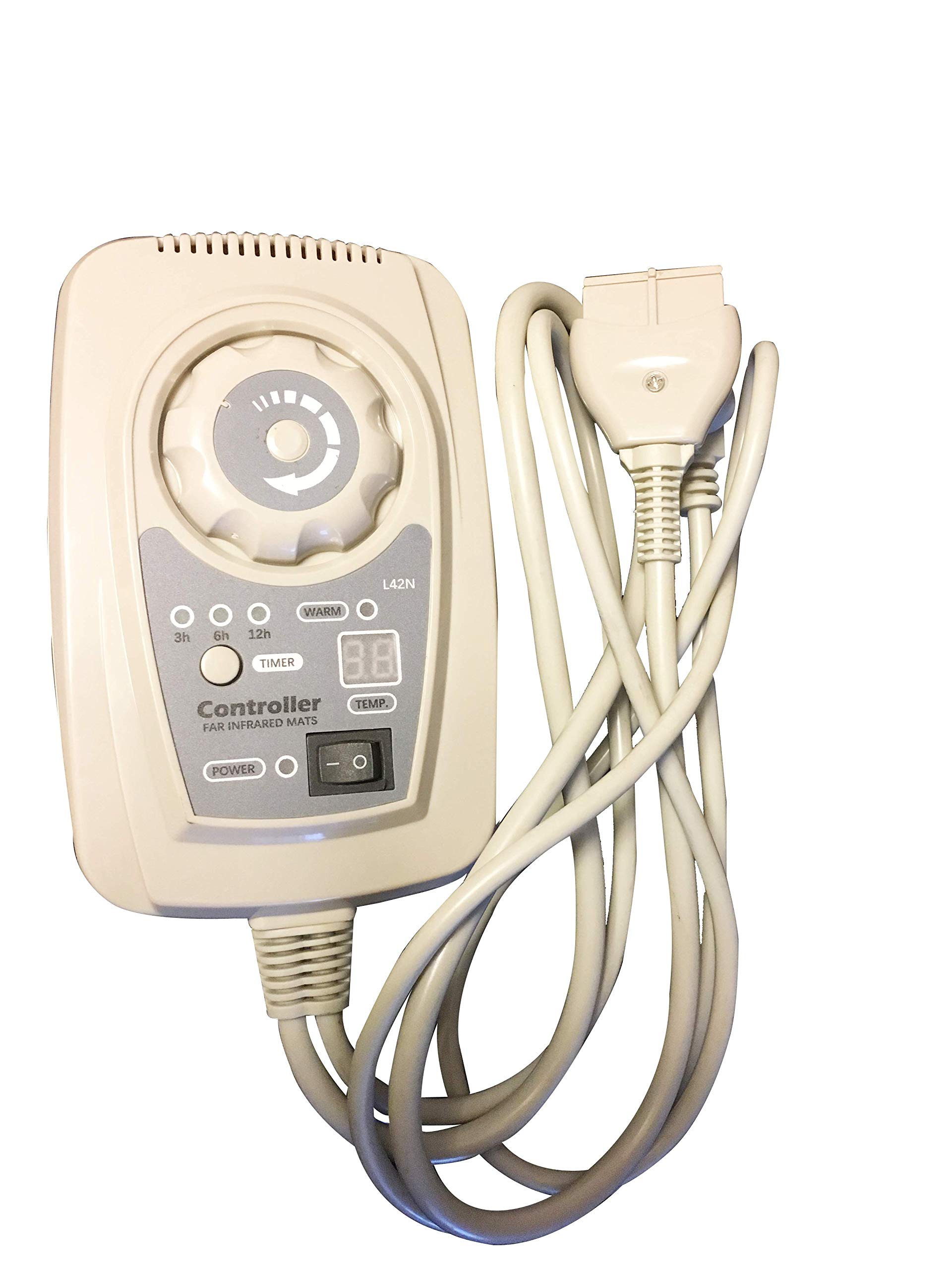 Charmed Far Infrared Electric Heating Pad with Amethyst & Tourmaline Crystals - 20
