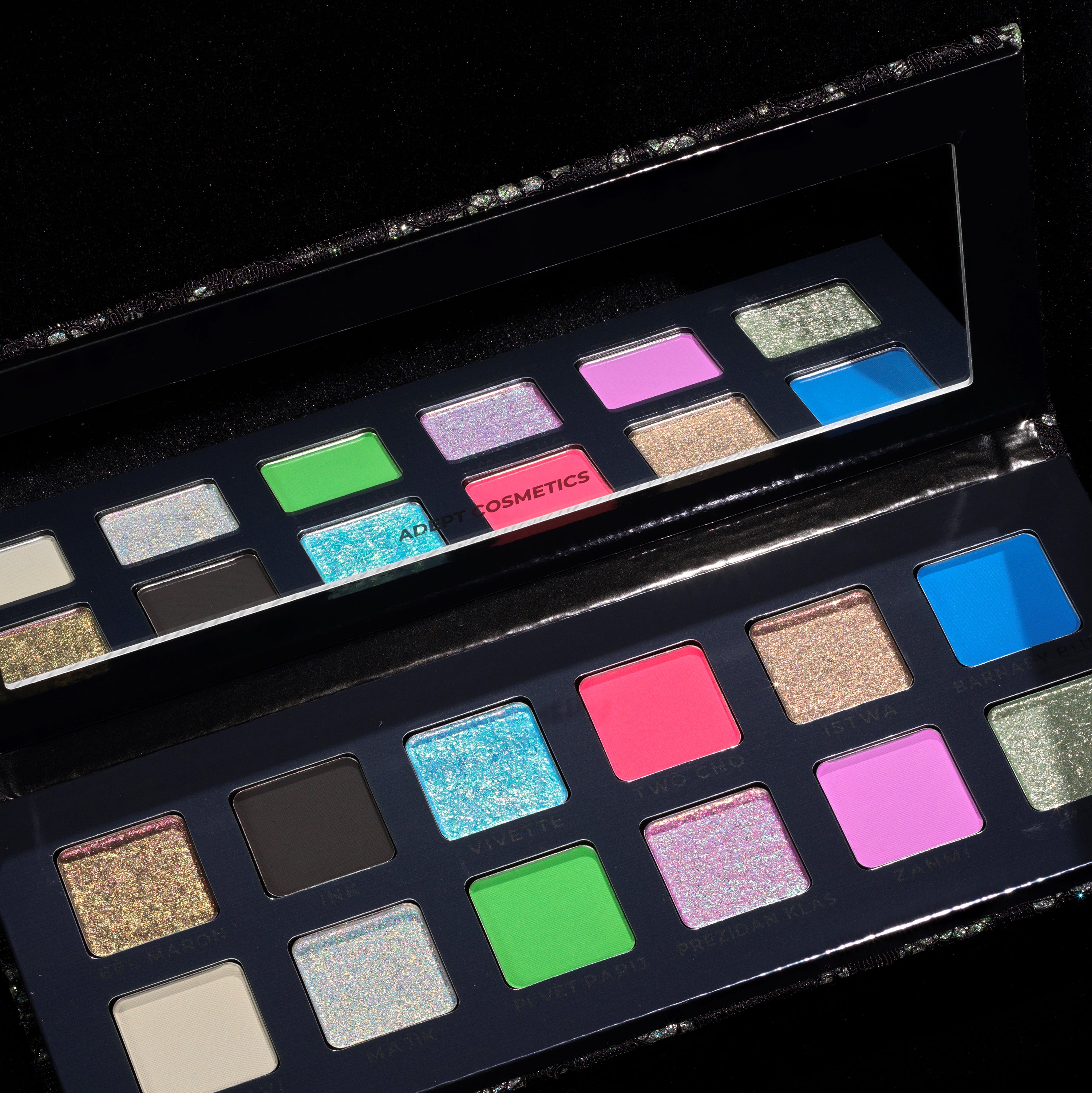 Vivette Eyeshadow Palette - 12 Highly Pigmented Matte & Shimmer Shades for Day & Night Makeup Looks | Perfect for Professional Artists & Beginners | Vegan & Cruelty-Free