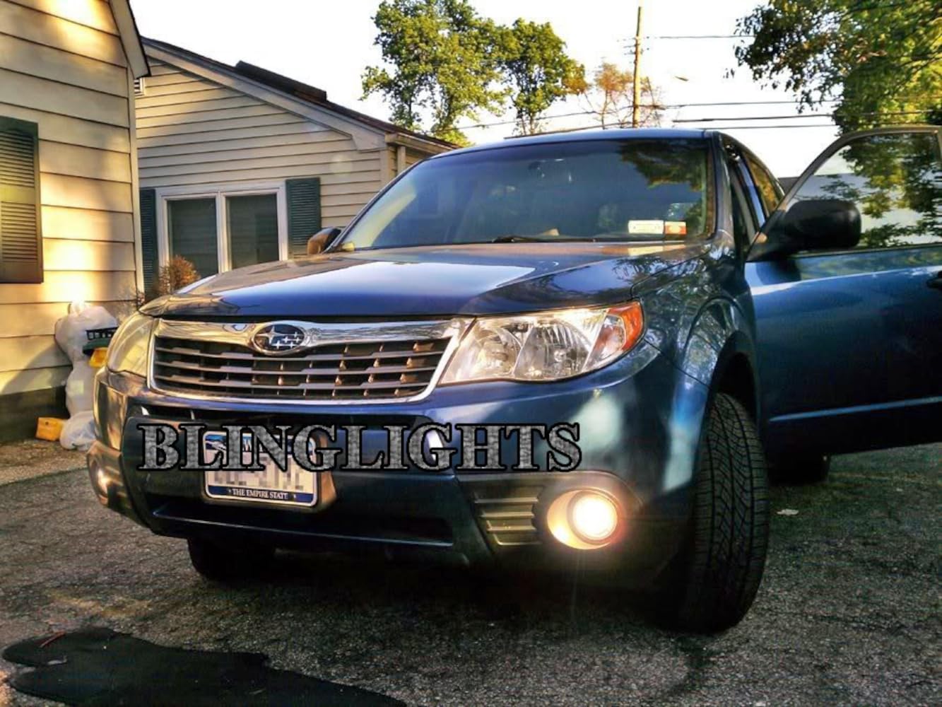 Halo LED Fog Lights Kit - Angel Eye Halo Ring Foglamps Compatible with 2009-2013 Subaru Forester | Durable Driving Lights for Enhanced Visibility in Fog, Rain & Night Driving