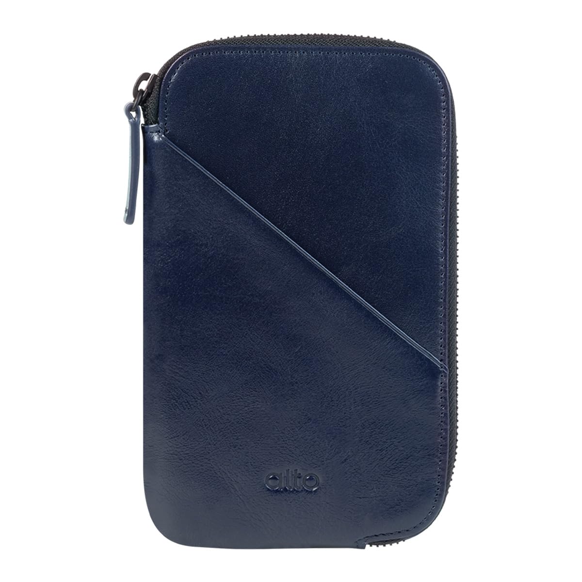 Premium Alto Travel Phone Wallet - Italian Leather Case & Passport Holder for iPhone 16/15/14/13/12 & Android (Up to 6.8