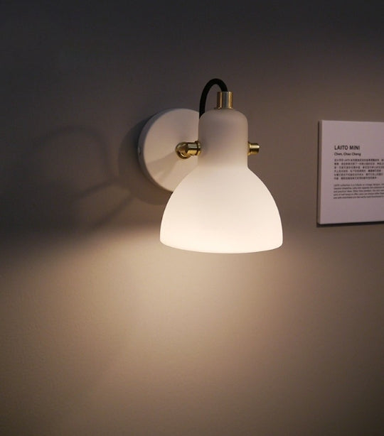 Modern LED Wall Lamp - Energy Efficient White Decorative Lighting for Bedroom, Living Room & Hallway