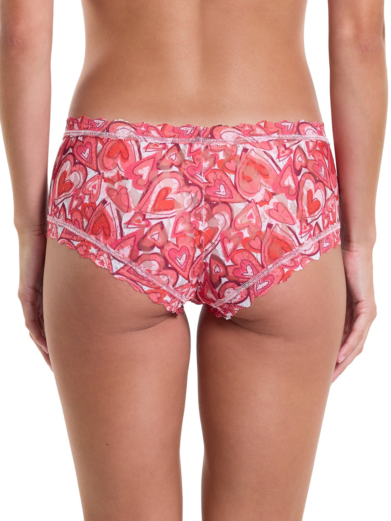 Printed Signature Lace® Boyshorts - Comfortable Women's Underwear for Everyday Wear | Perfect for Sleep, Lounge & Casual Outfits