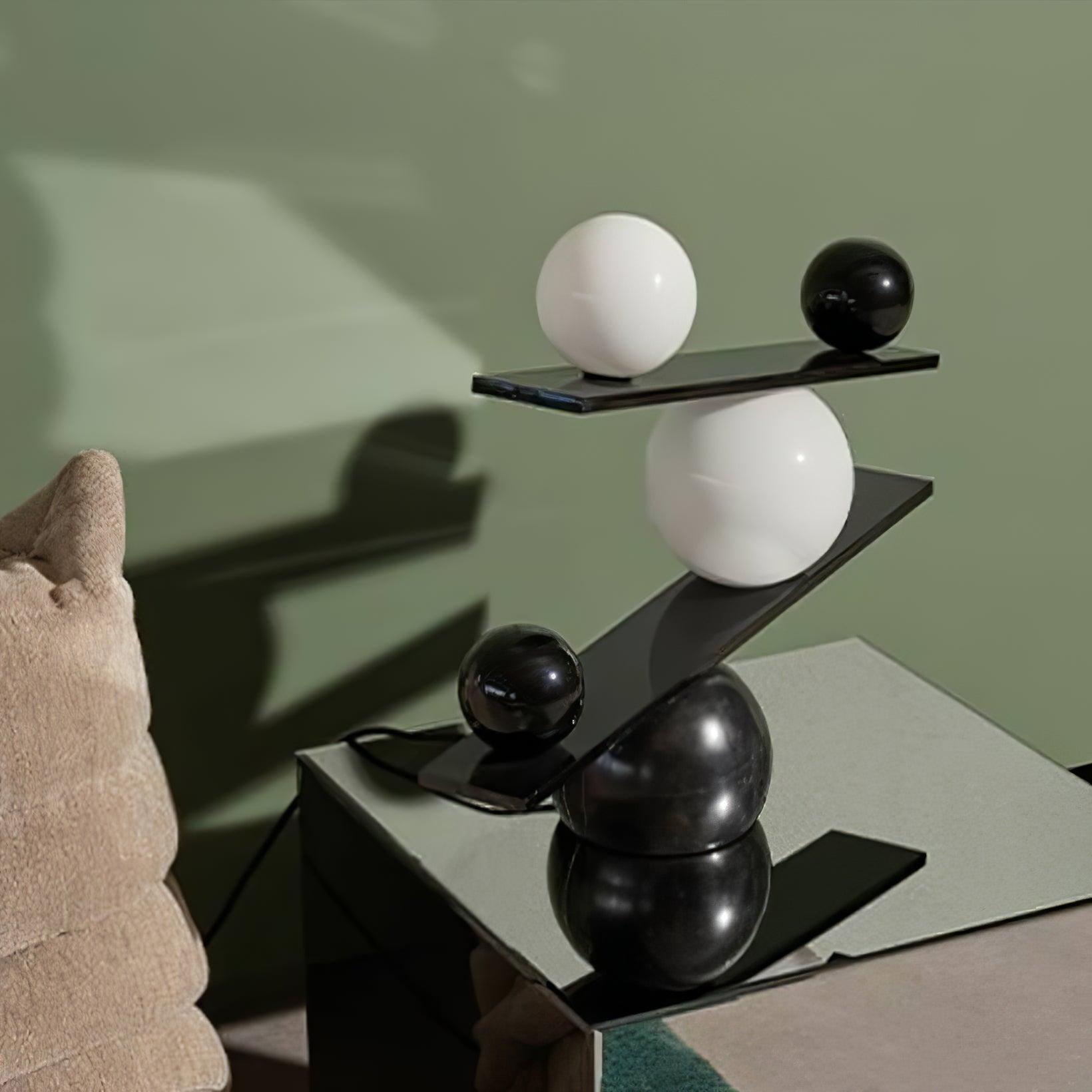 Modern Balance Table Lamp - Adjustable LED Desk Light for Home Office, Bedroom & Study - Perfect for Reading, Working & Relaxing