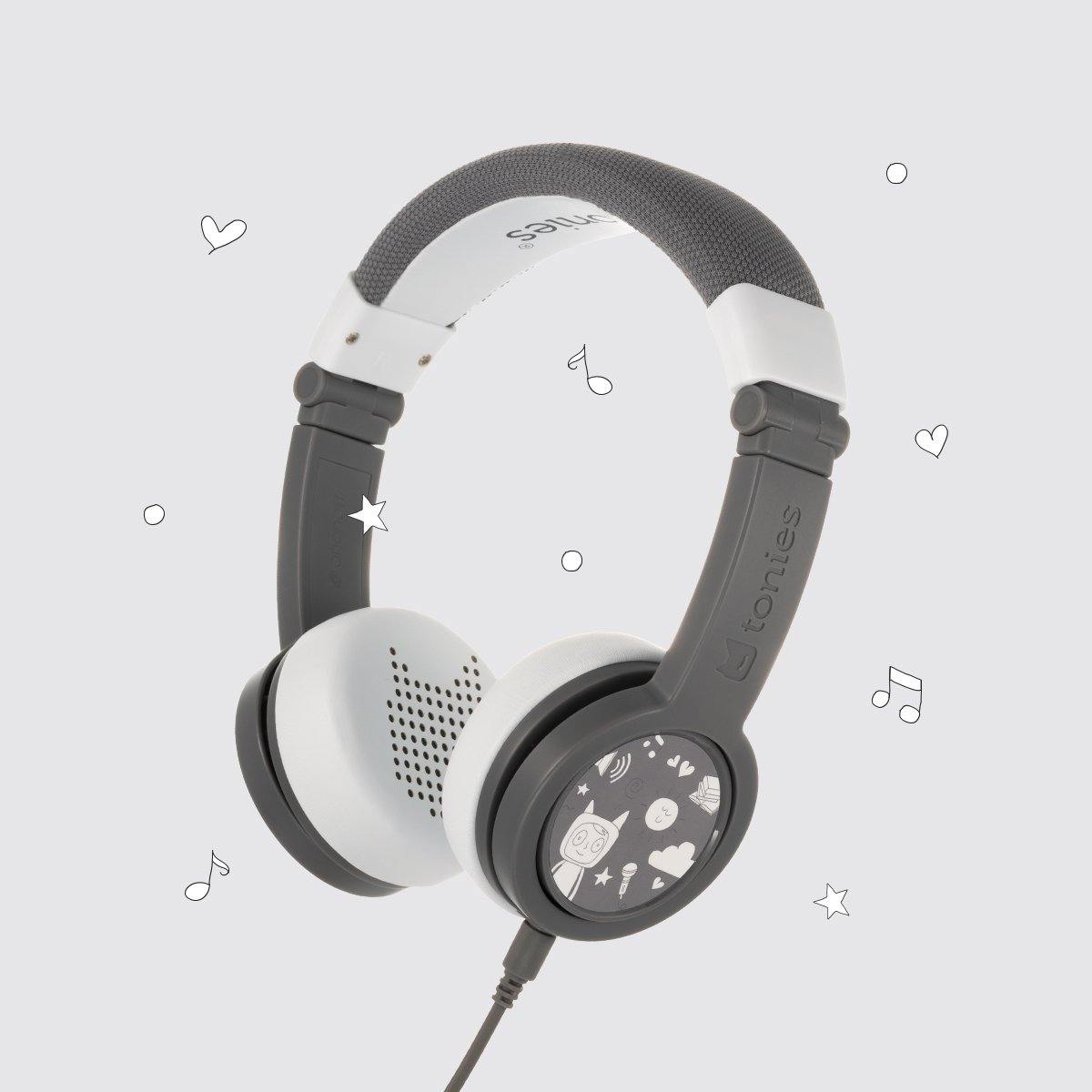 Tonies Kids Headphones - Wireless Bluetooth Headphones for Children, Volume Limited Safe Listening, Comfortable Over-Ear Design for School, Travel & Home Use