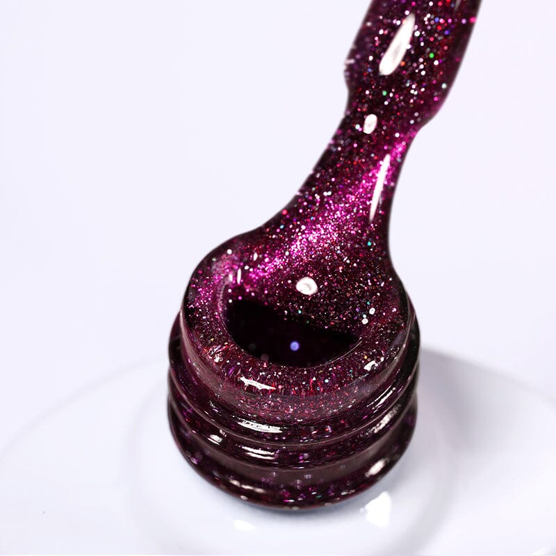 BORN PRETTY Reflective Cat Magnetic Gel Nail Polish - 10ml Shimmery Silver (03) for Stunning Nail Art & Nighttime Glow - Perfect for Parties, Clubbing, and Special Occasions