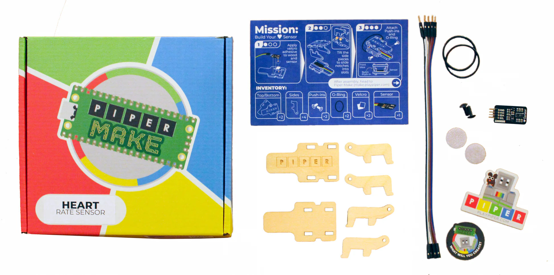Piper Make Pulse - DIY Electronics Kit for Kids & Teens | STEM Learning & Coding Projects | Perfect for Home, School & Makerspaces