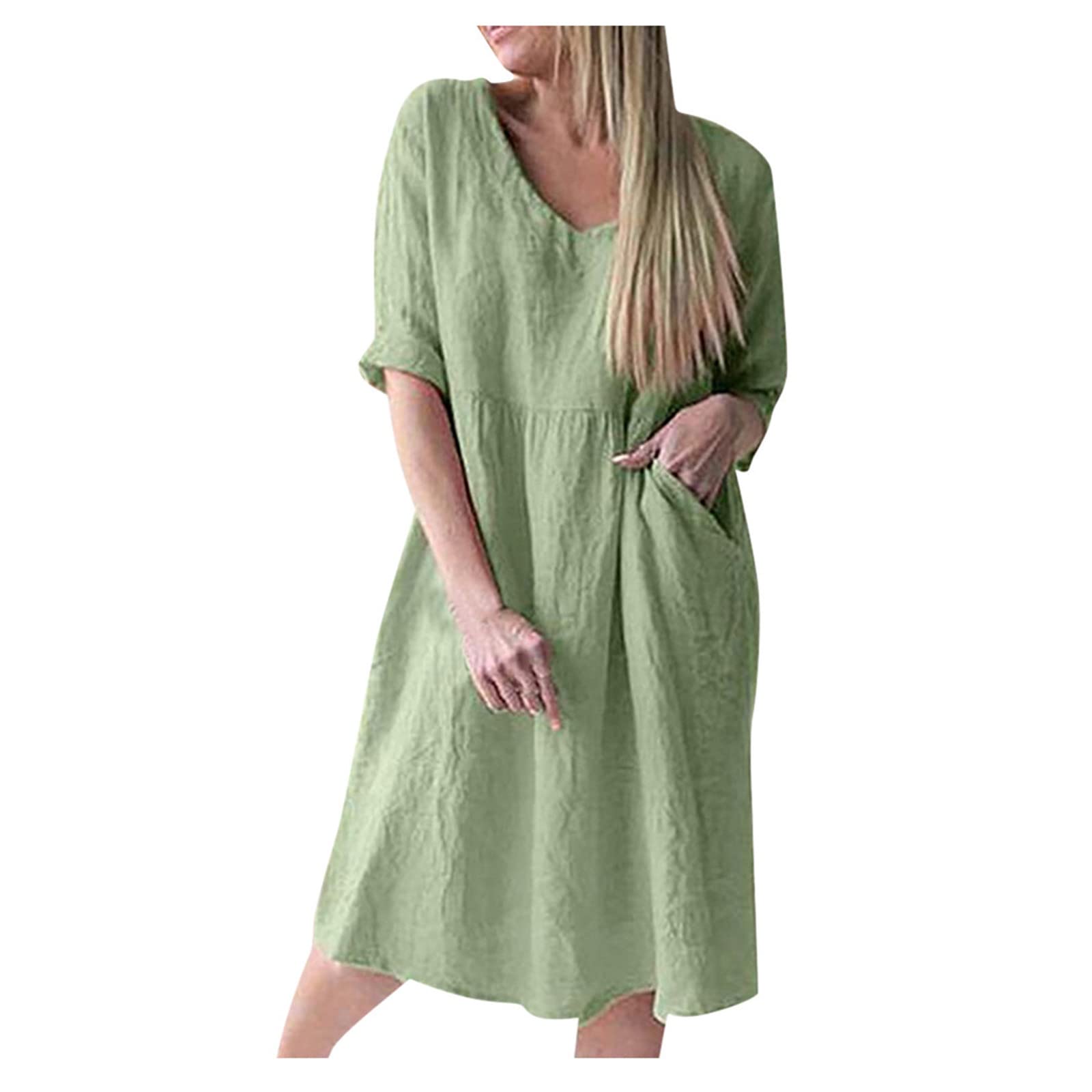 Youpwaven Women's Summer Dresses 2023 - Casual, Cocktail & Wedding Guest Dresses | Lightweight Flowy Sundresses for Beach, Party & Special Occasions