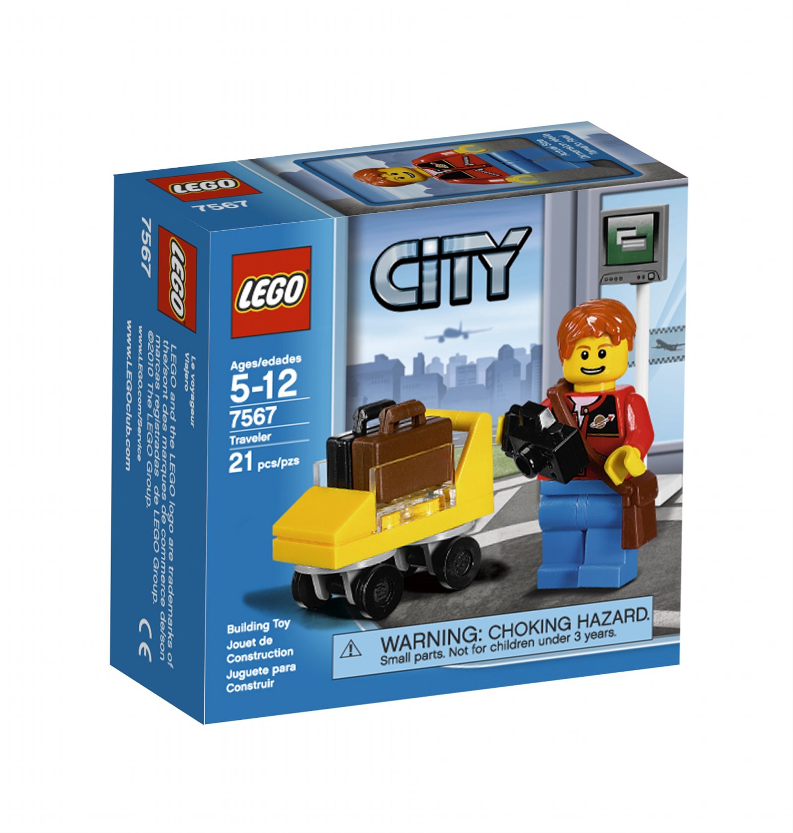LEGO Traveler 7567 Building Blocks Set - Creative Construction Toy for Kids & Adults - Perfect for Home Play, Travel Entertainment & STEM Learning