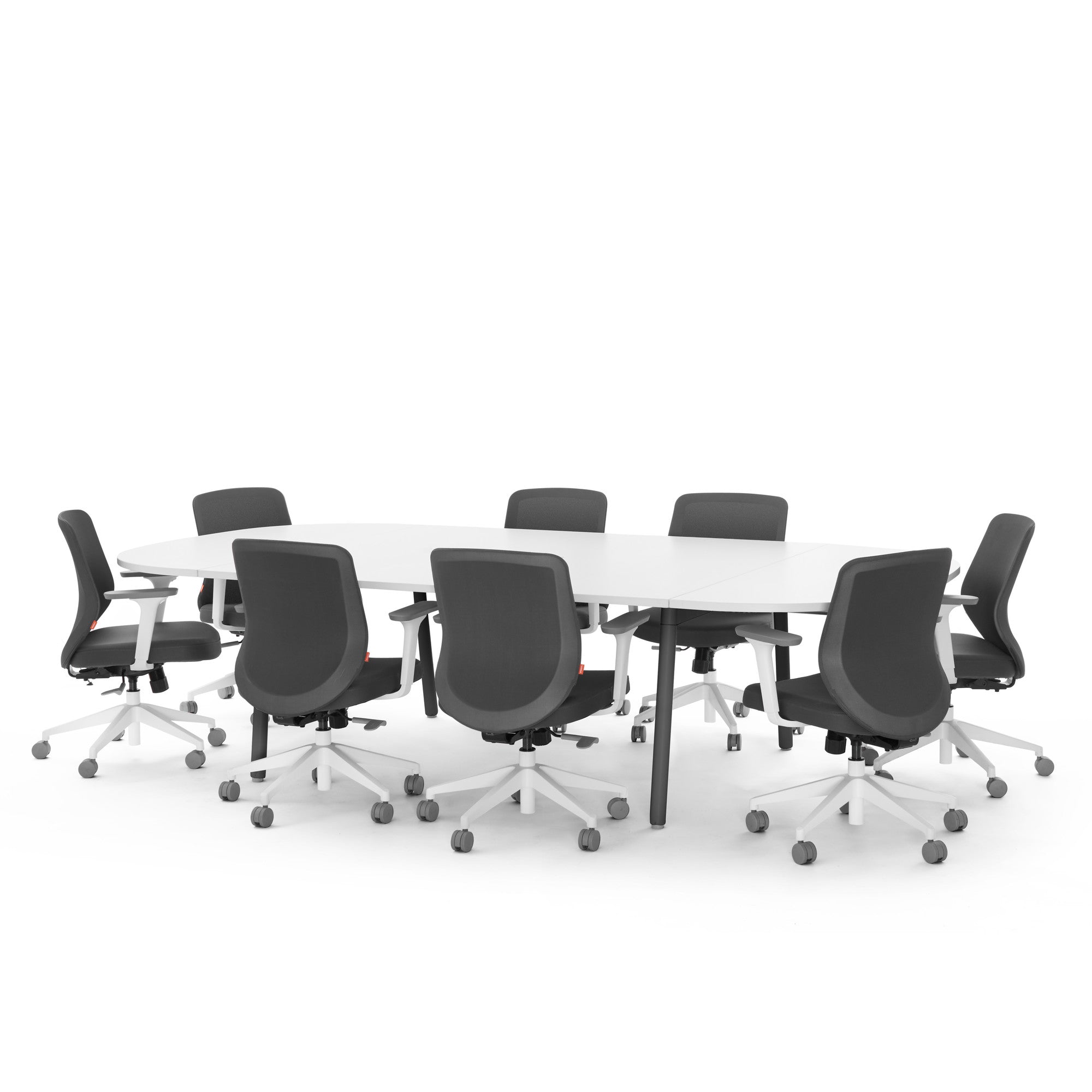 Series A Scale Racetrack Conference Table - Modern Office Meeting Table for Boardrooms & Executive Offices - Perfect for Corporate Meetings, Team Collaboration & Professional Workspaces