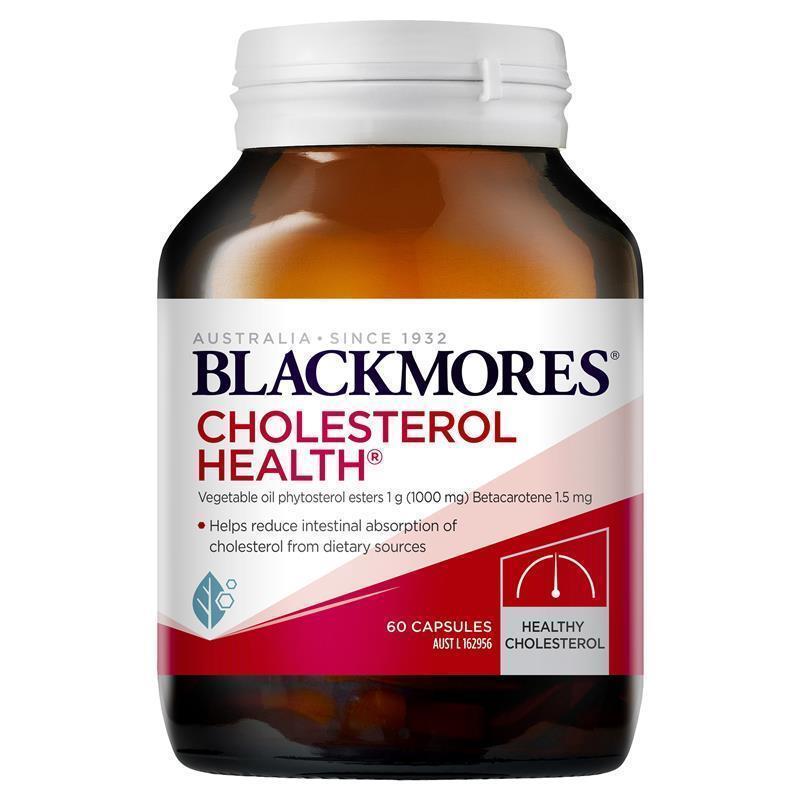 Blackmores Cholesterol Health Supplement - Supports Healthy Heart & Blood Pressure - Natural Cholesterol Management for Adults - Use Daily for Cardiovascular Wellness
