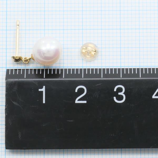 18K Yellow Gold Pearl Earrings for Women – Elegant & Timeless Pearl Jewelry – Perfect for Weddings, Parties & Special Occasions