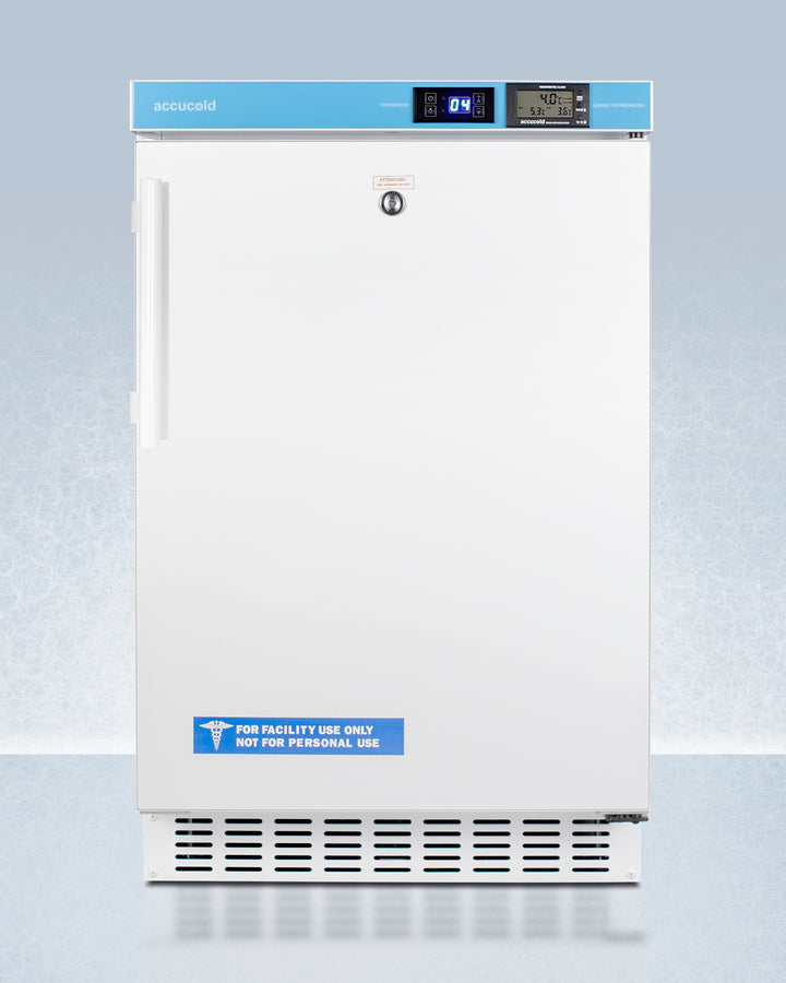 Accucold 20 Inch Wide Built-In Pharmacy Refrigerator - ADA Compliant ACR45L Model - Perfect for Medical Offices, Hospitals & Laboratories