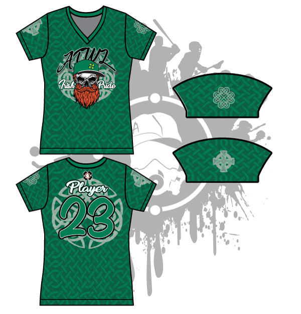 Irish Pride Women's Full Dye Jersey - Soft & Breathable Soccer Jersey for Women - Perfect for Matches, Training & Fan Support