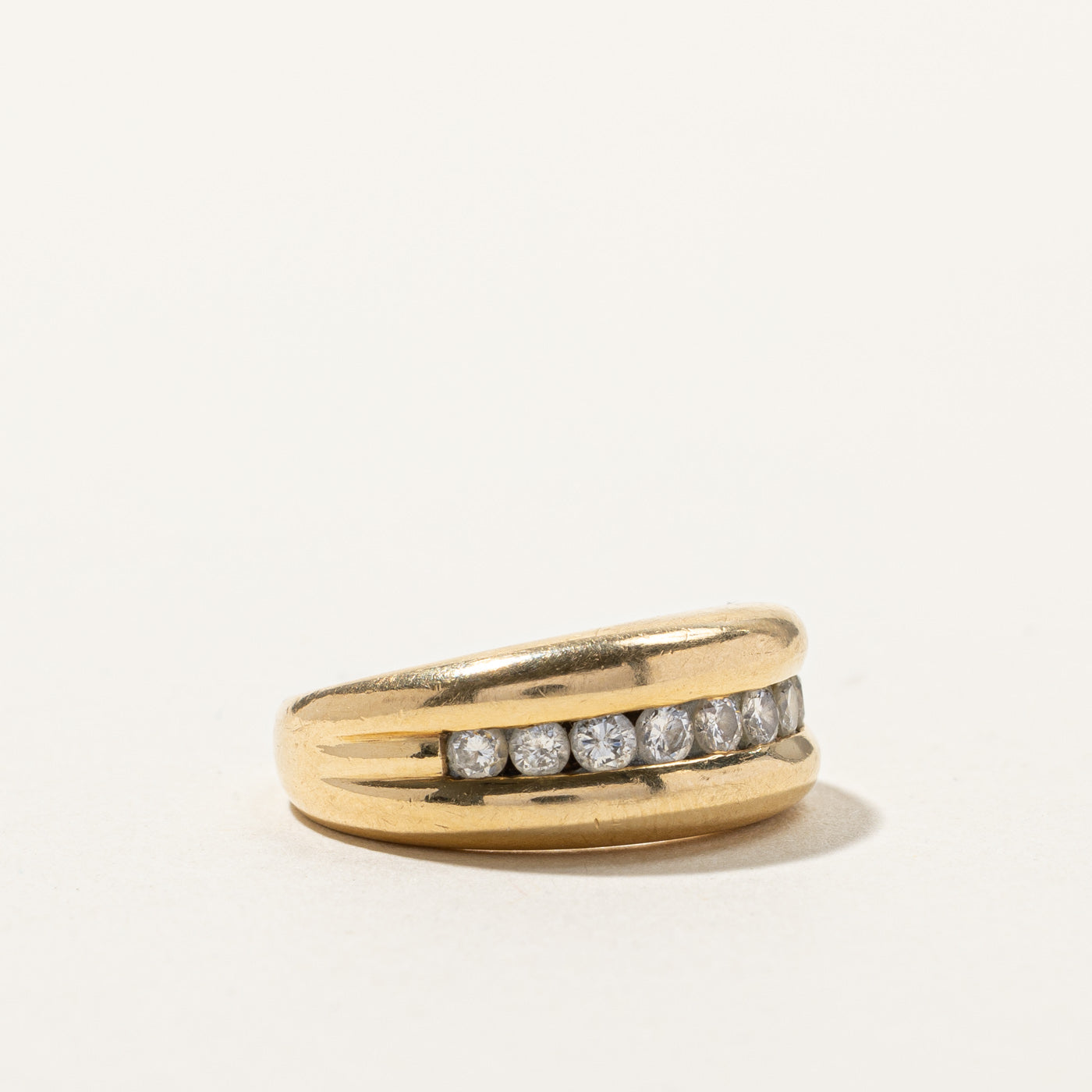 0.40ctw Channel Set Diamond Ring - Size 6 | Elegant Wedding Band, Anniversary Gift for Her | Perfect for Engagement, Proposal & Special Occasions