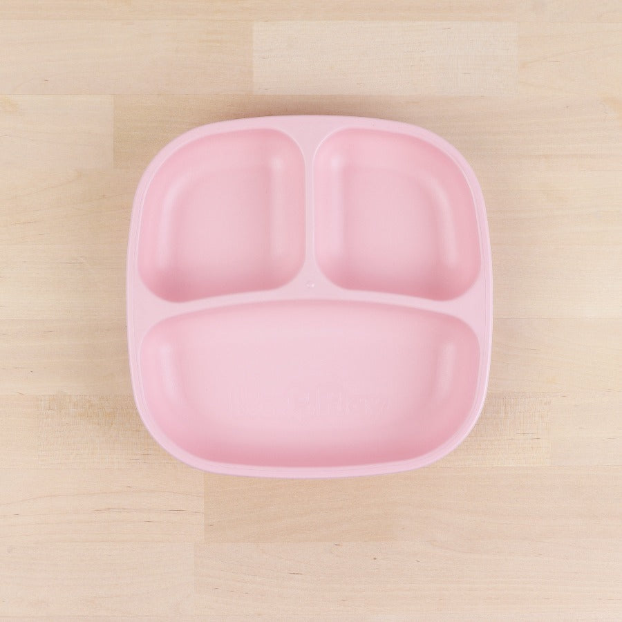 RePlay Divided Plate - BPA-Free Toddler Feeding Dish with Sections for Kids - Perfect for Mealtime, Snacks, and Portion Control at Home or On-the-Go